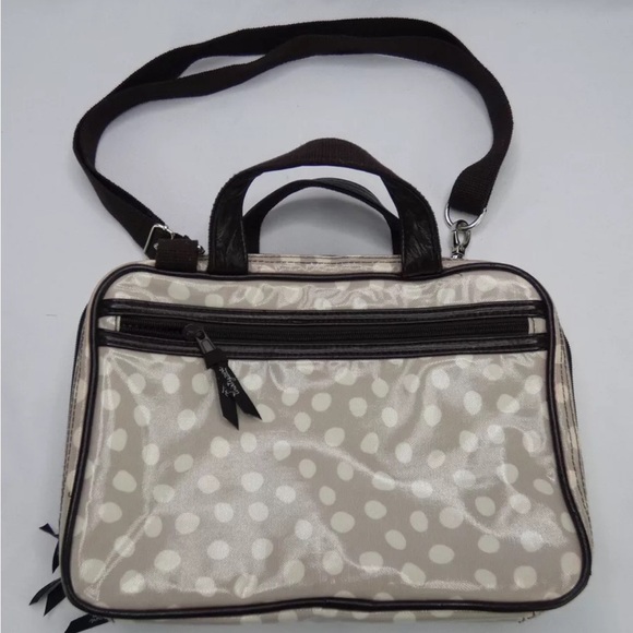 Thirty one makeup bag /travel brown/tan - Picture 1 of 10